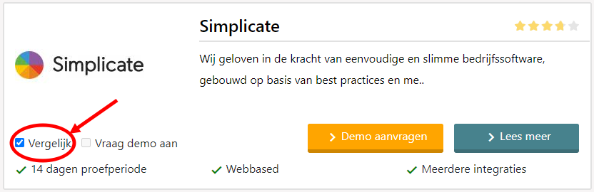 Software vergleichen